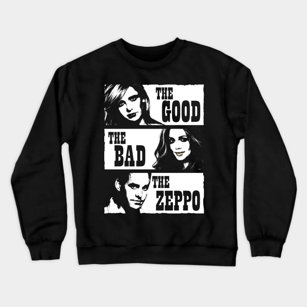 The Good The Bad The Zeppo Crewneck Sweatshirt by wloem